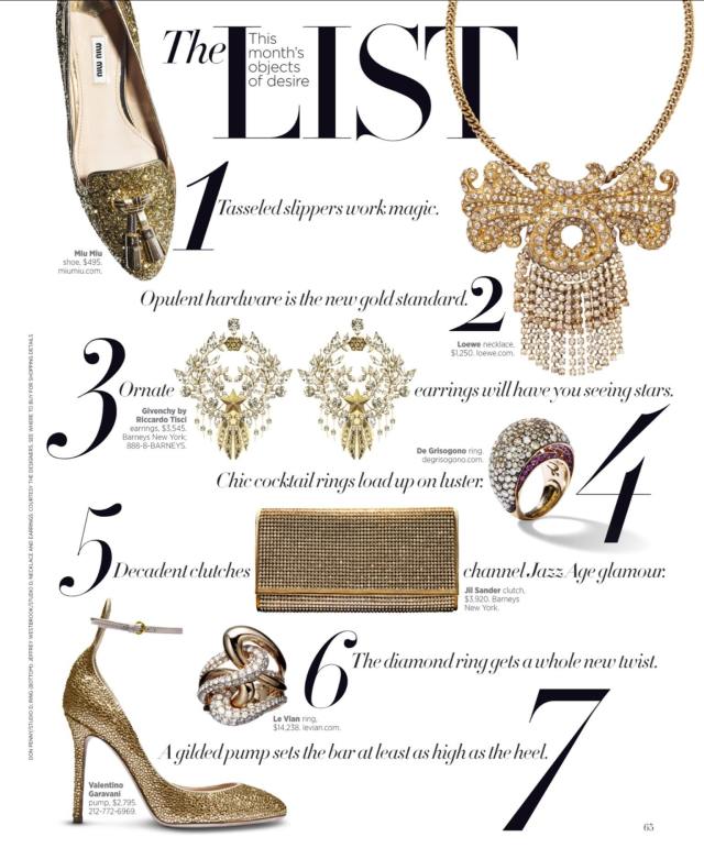 My love of gold for this season has been inspired by this fabulous product editorial.